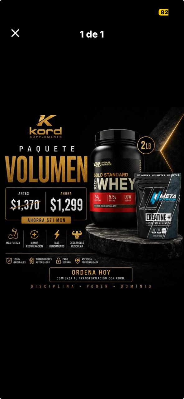 Proteina Gold Standard + creatina Meta